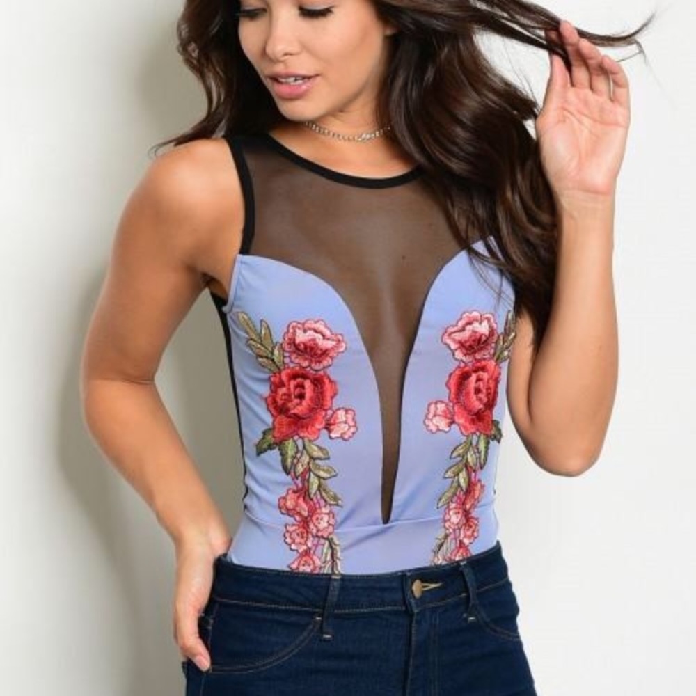 Floral bodysuit